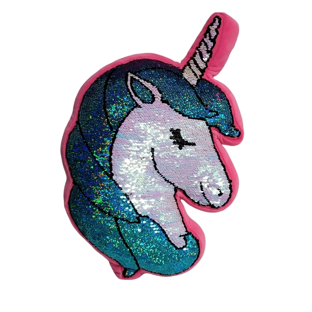 🌼Girls🌼Justice unicorn flip sequin pillow